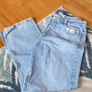Garage Light Blue Flare Jeans